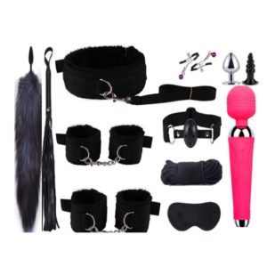 Bound for Pleasure 12 Piece Beginners Bondage Set in Vibrant Colors